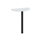 BJD 2 - 60 přístavba jednací, kovová podnož černá, síla desky 25 mm, široká 600 mm, bílá